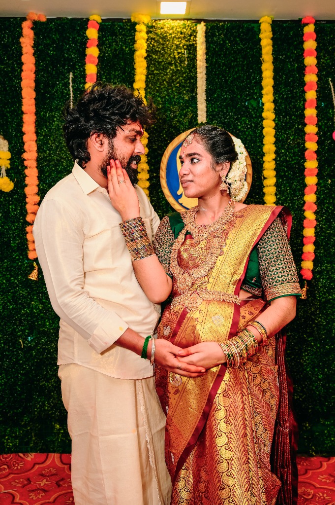 Seemantham Couple Blessings - Chandru Capture Photography